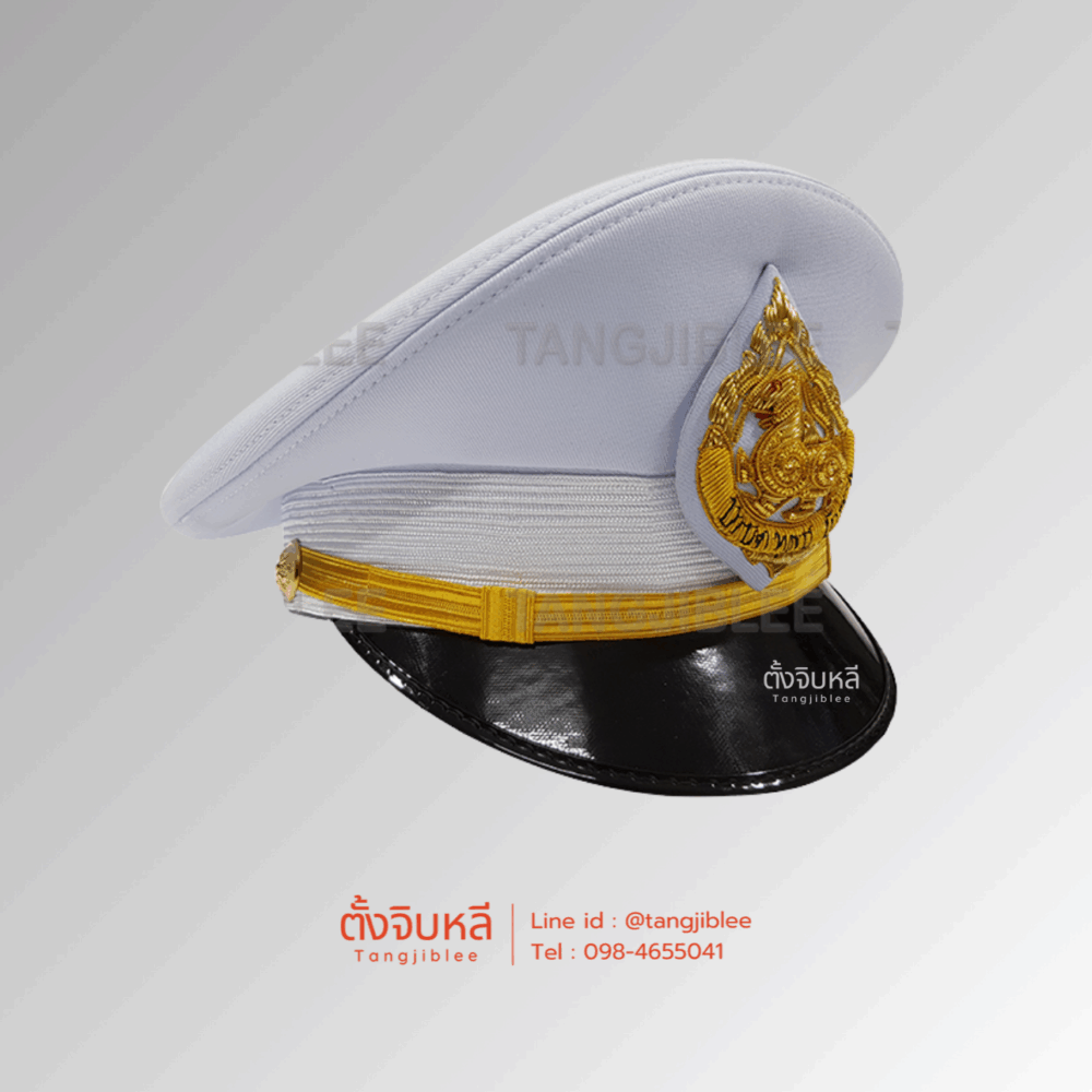 Alternative view of หมวกขาวหน้าสิงห์ ผู้ชาย