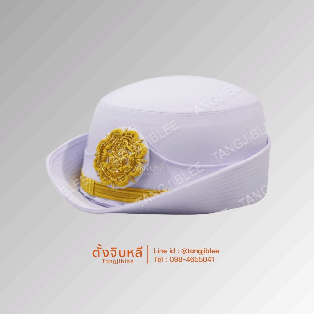 หมวกขาว ครูเอกชน เกรด A สำหรับผู้หญิง