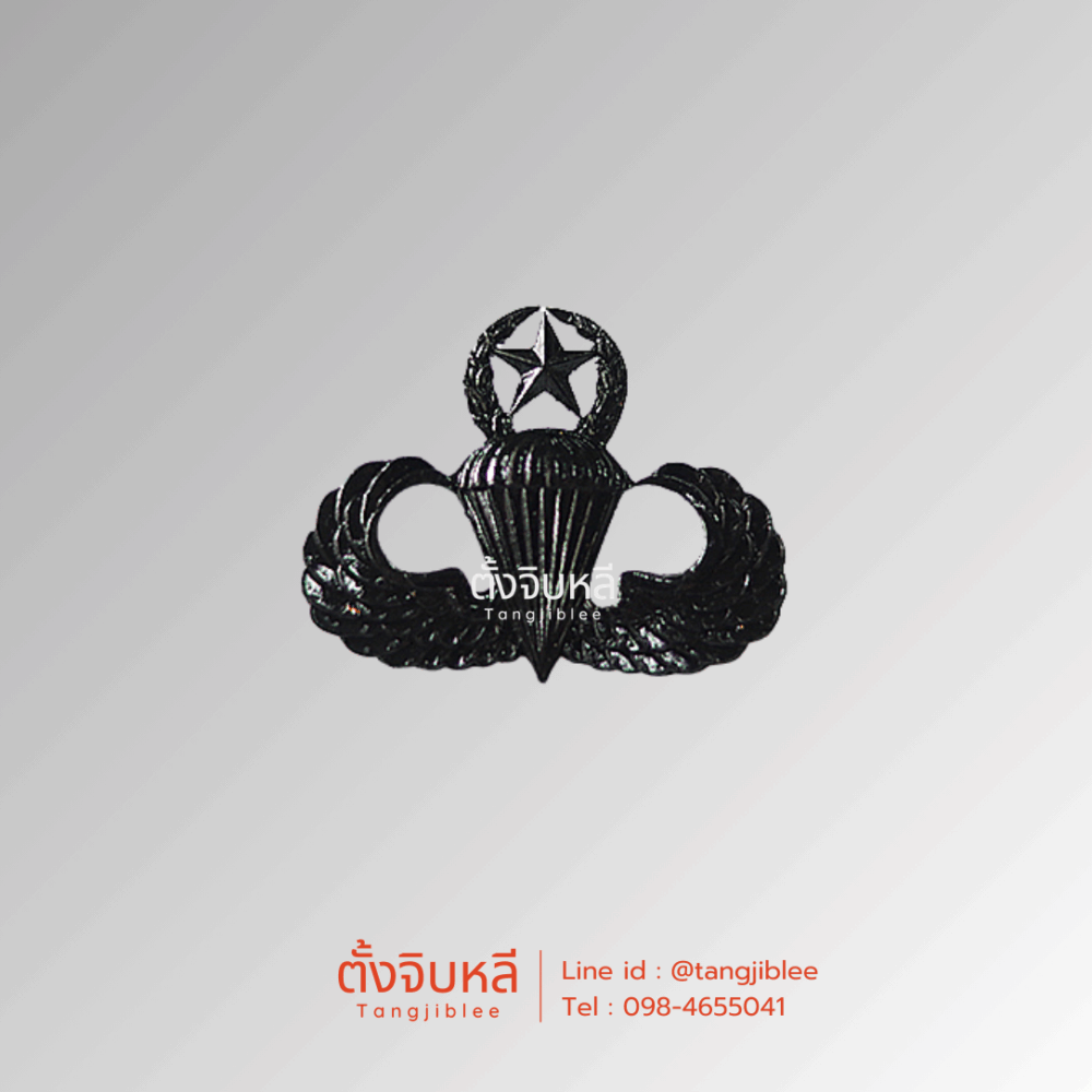 ปีกจัสแม็ก (ปีกอเมริกา) สีดำ ชั้น 1