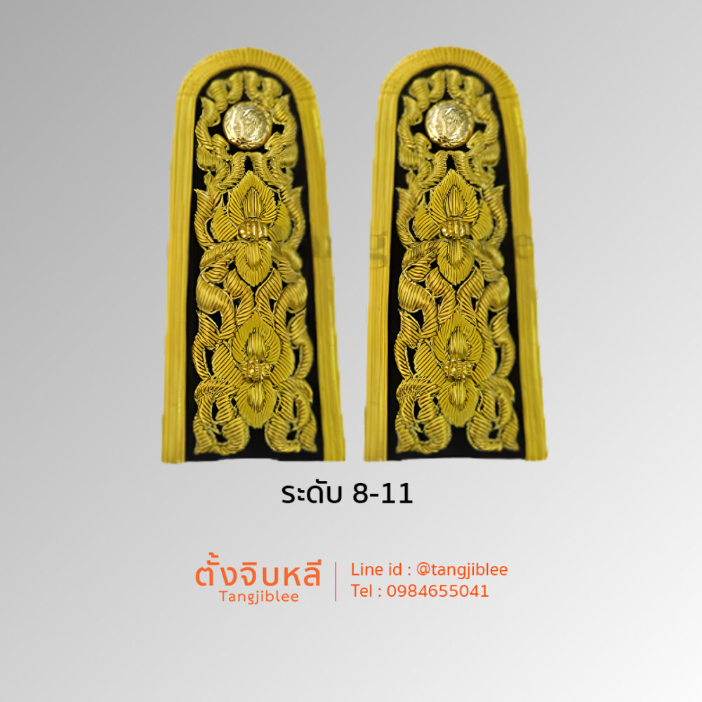 อินทรธนูชุดขาว การไฟฟ้าฝ่ายผลิต ชั้นเอก (ระดับ 8-9)