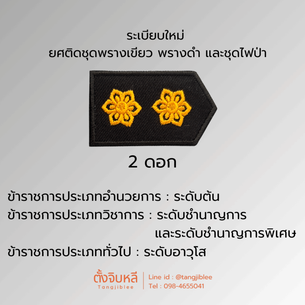 Alternative view of กนกคอผ้าปักกรมอุทยานและเจ้าหน้าที่กรมป่าไม้