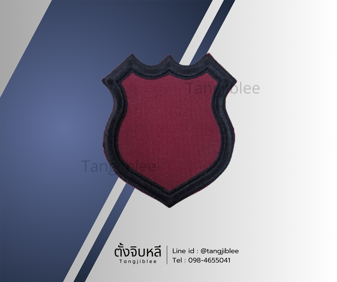 แผ่นรองพร้อมหน้าหมวกแดงขอบดำ