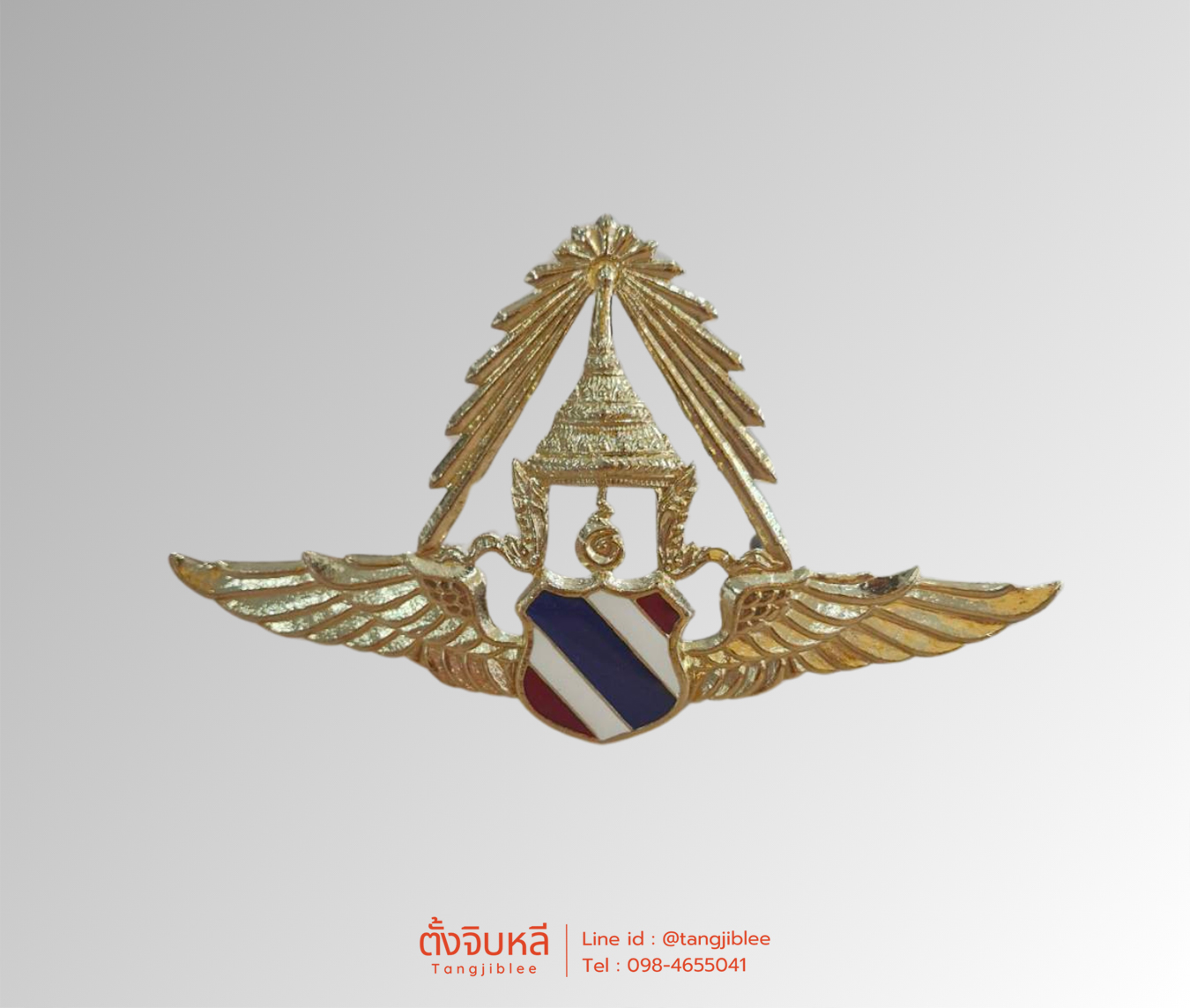 ที่ติดหน้ารถ ปีกร่มทหารอากาศ