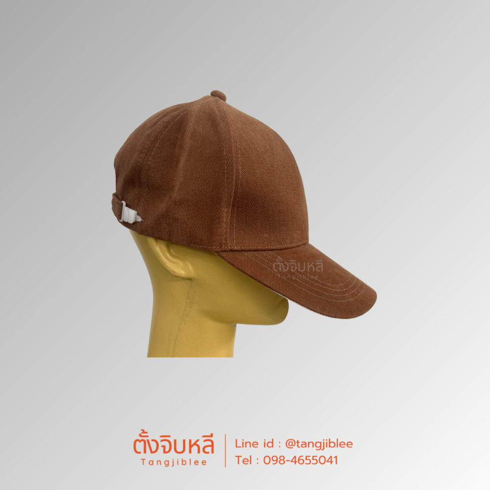 Alternative view of หมวกแก๊ป สีน้ำตาล