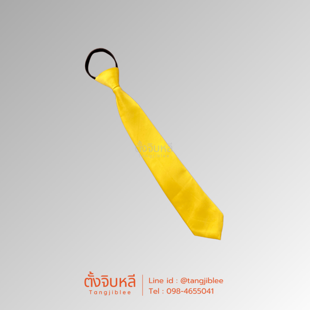 Alternative view of เนคไทสำเร็จรูป สีฟ้า สีเหลือง