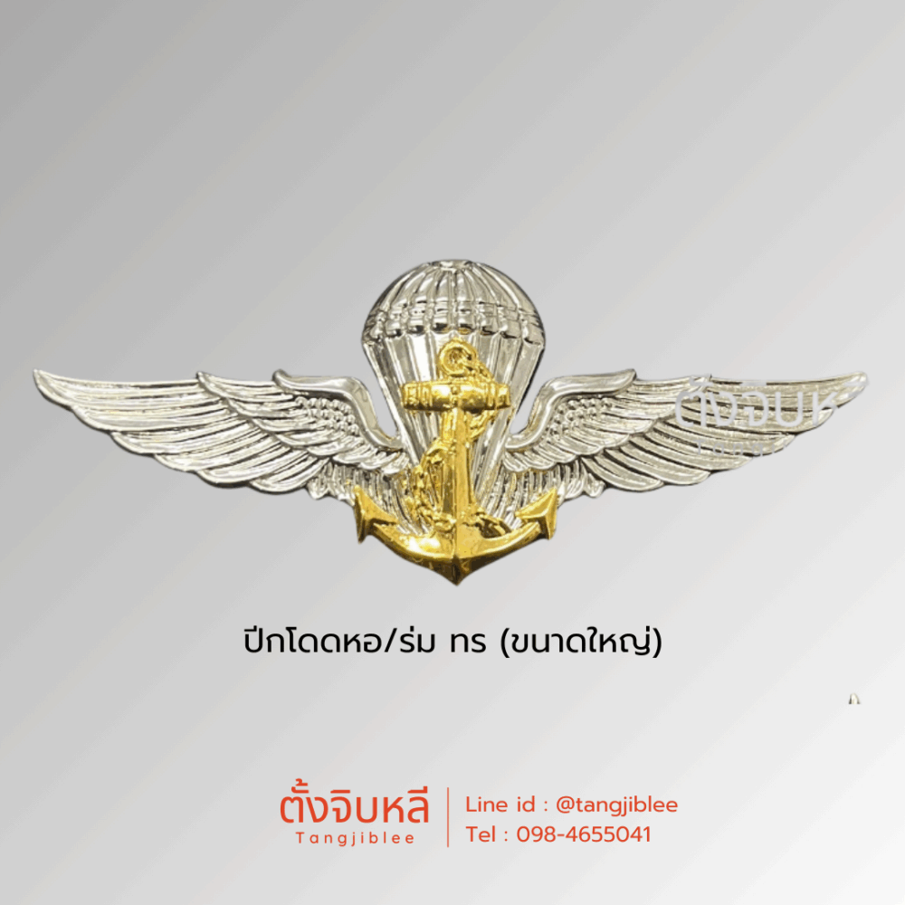 Alternative view of ปีกโดดหอ/ร่ม ทหารเรือ