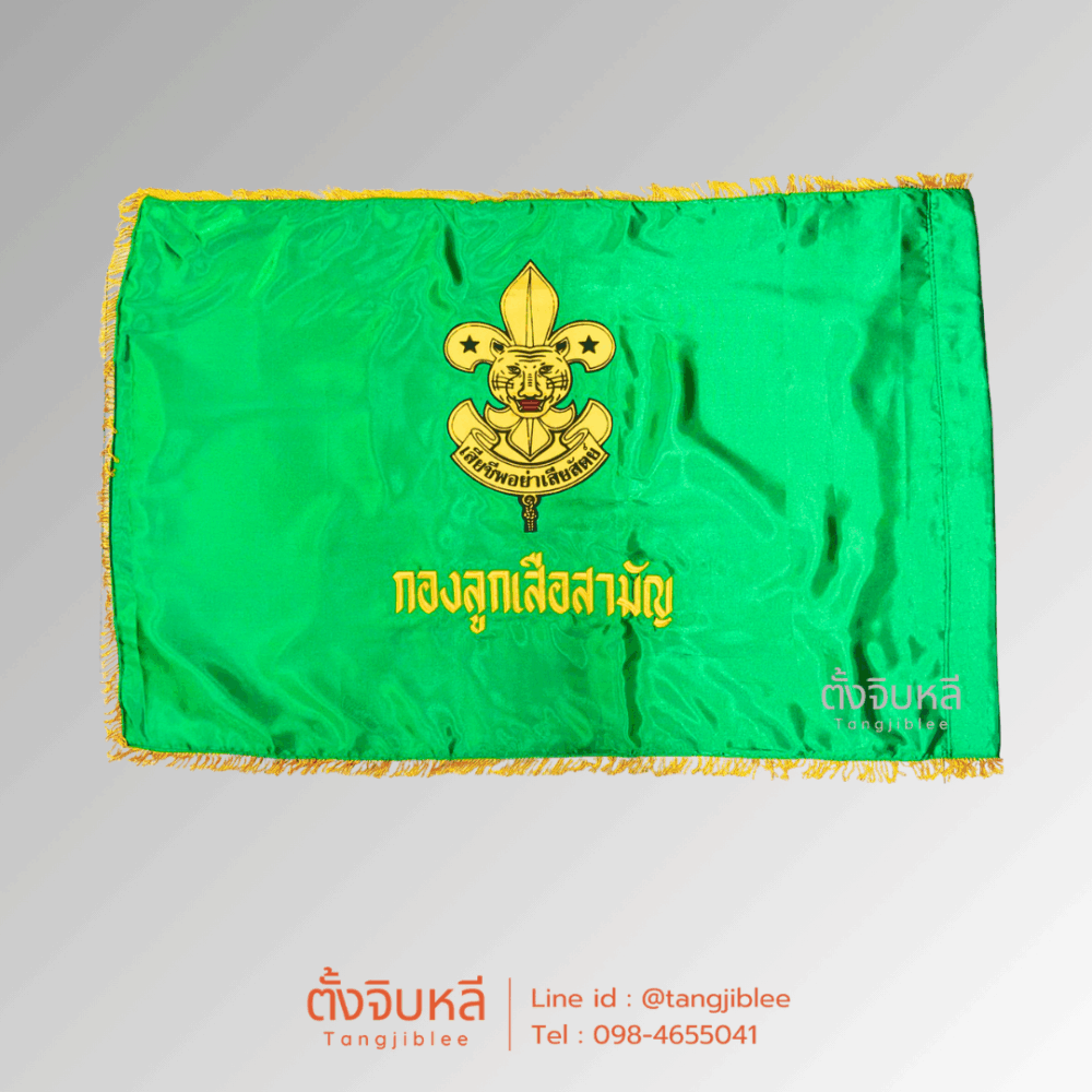 Alternative view of ธงลูกเสือสามัญ และ ธงลูกเสือสำรอง