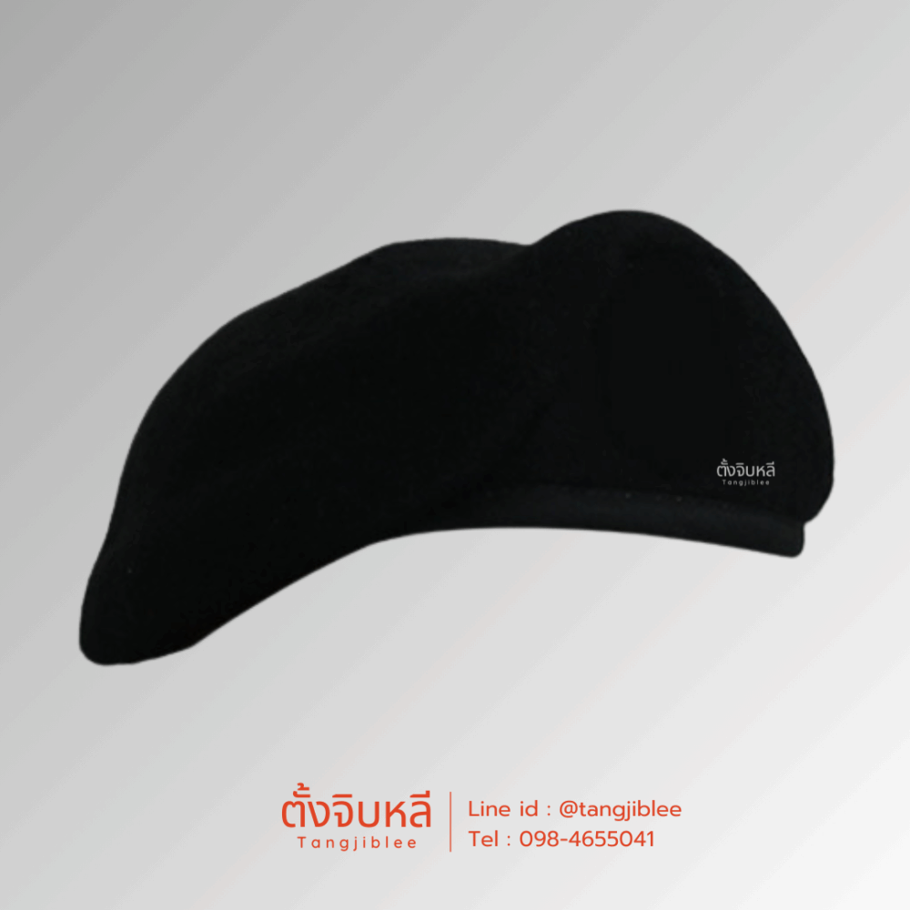 Alternative view of หมวกเบเร่ต์พร้อมหน้าหมวกทหารพราน